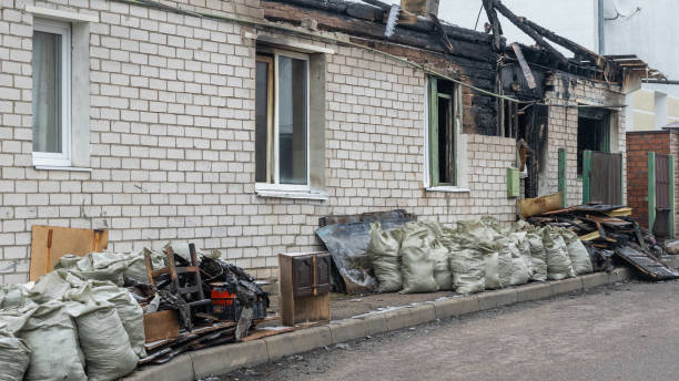 Professional Fire Damage Removal technician working in Dayton, WA